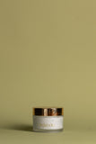 OmVeda Deep Cleanse cream jar with gold lid, 50 ml