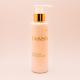 OmVeda Honey and Sesame Cleanser 150ml pump bottle with gold dispenser