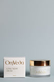 OmVeda Lotus Night Cream 50 ml jar and white box