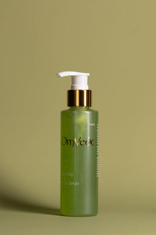 OmVeda Purifying (Neem) Facial Wash 150ml - Cleansing wash