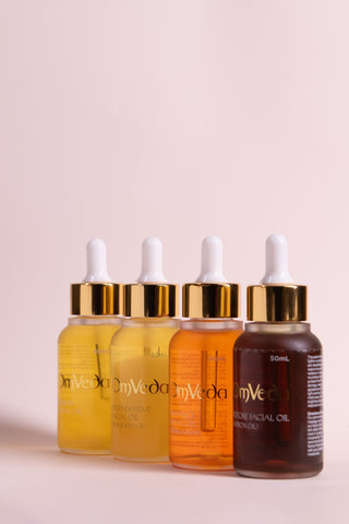 Facial Oils in Ayurvedic Skincare: Why Oils Have Been Central to Beauty Rituals for Thousands of Years - OmAyur Wellness