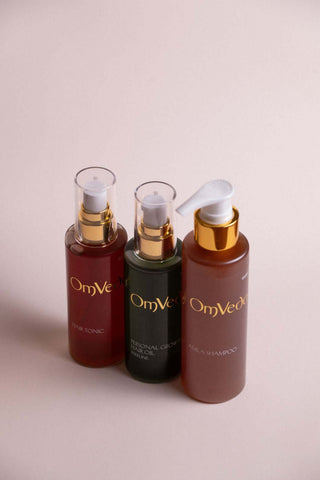 Ayurvedic Regrow & Restore Hair Bundle – Strengthen, Nourish & Revitalise - OmAyur Wellness