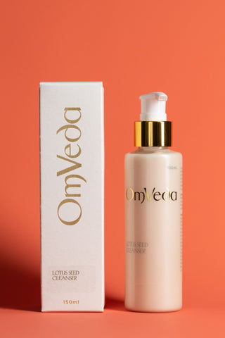 OmVeda Lotus Seed Cleanser 150ml - OmAyur Wellness