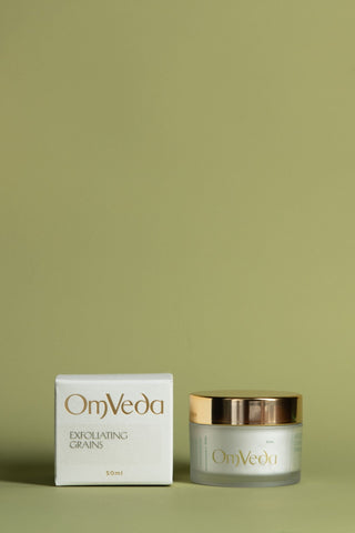 OmVeda Exfoliating Grains: Clearer Skin & less Blackheads - OmAyur Wellness