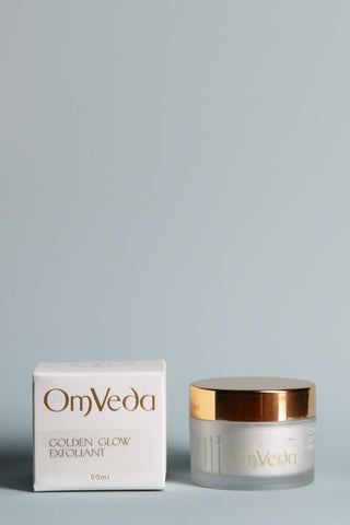 OmVeda Golden Glow Exfoliant (Gold scrub) 50ml - Exfoliant