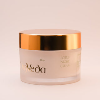 OmVeda Lotus Night Cream PROFESSIONAL - OmAyur Wellness
