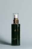 Mindful scalp massage oil bottle with pump, dark green 100 ml