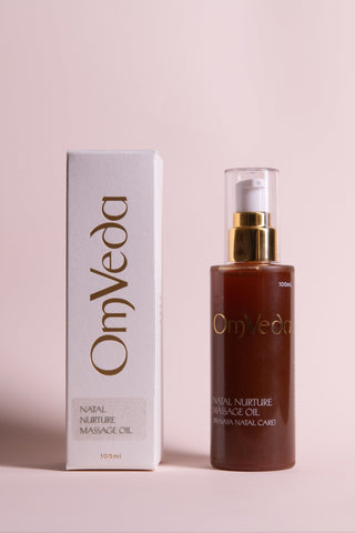 OmVeda Natal Nurture Body Oil (Prasaya) 100ml - OmAyur Wellness