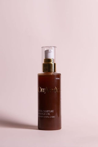 OmVeda Natal Nurture Body Oil (Prasaya) 100ml - OmAyur Wellness
