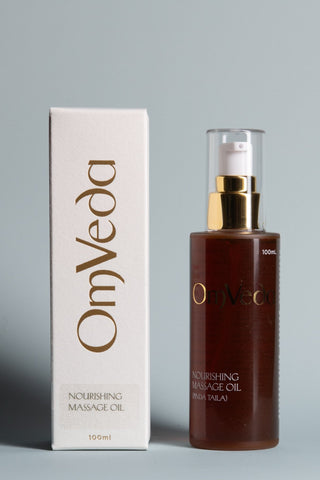 OmVeda Nourishing Body Oil (Pinda) 100ml - OmAyur Wellness