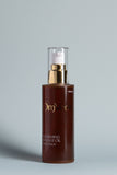Nourishing body oil amber glass bottle, 100ml, with pump dispenser
