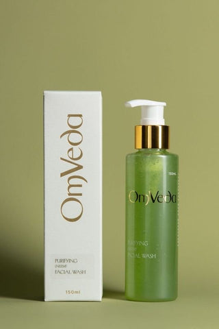 OmVeda Purifying (Neem) Facial Wash 150ml - OmAyur Wellness