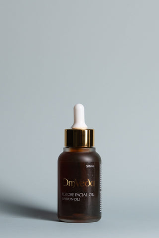 OmVeda Restore (Saffron) Facial Oil 50ml - OmAyur Wellness