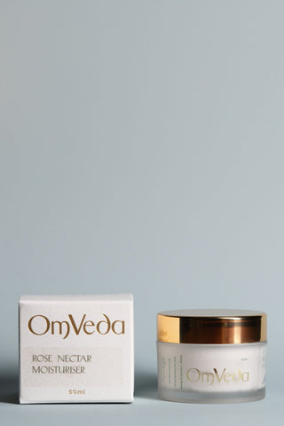 OmVeda Rose Nectar Moisturiser 50ml - OmAyur Wellness