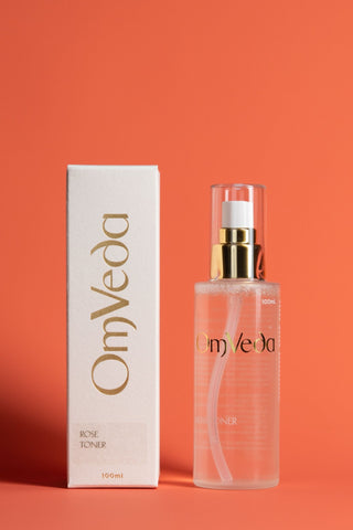 OmVeda Rose Toner 100ml - OmAyur Wellness