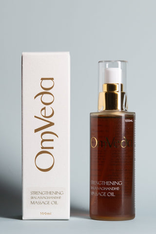 OmVeda Strengthening Body Oil (Balasvaghandhi) 100ml - OmAyur Wellness