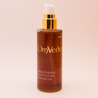 OmVeda Strengthening Body Oil (Balasvaghandhi) 100ml - OmAyur Wellness