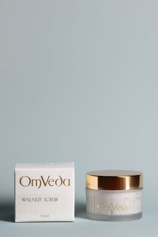 OmVeda Walnut Scrub 50ml - OmAyur Wellness